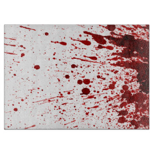 Glass Cutting Blood Splatter Vampire Gothic Horror Board