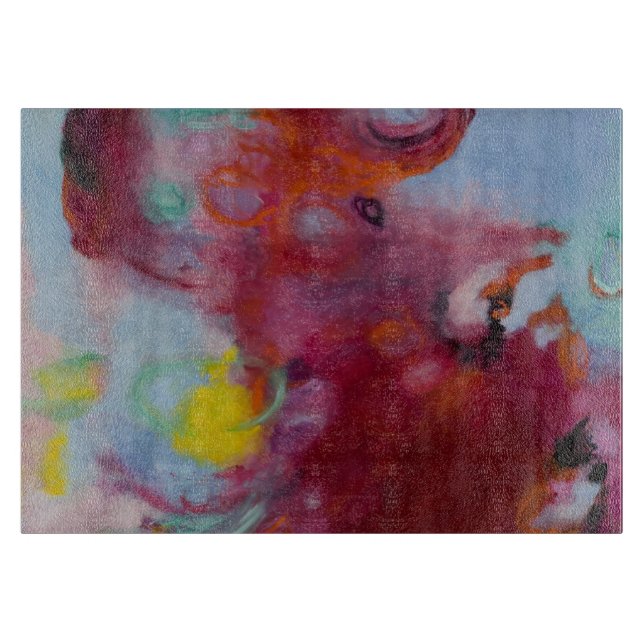 glass cutting board 8x11 original art (Front)