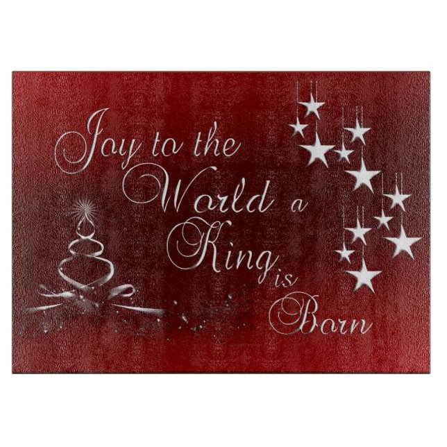 Glass Cutting Board/Christmas Board (Front)