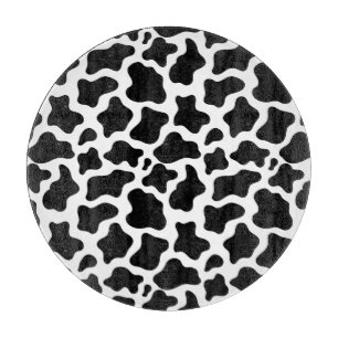 Glass Cutting Board Cow