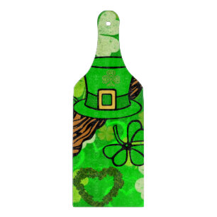 Glass Cutting Board Happy St. Patrick's Day