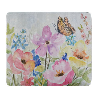 Glass Cutting Board- Medow  Cutting Board