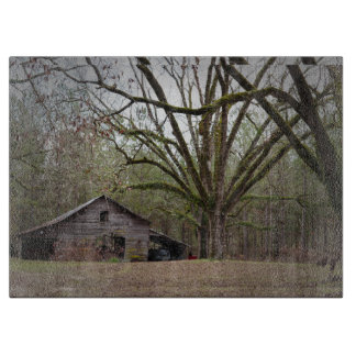 Glass Cutting Board of a Rural South Georgia Barn