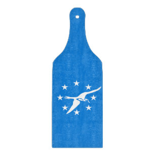 Glass cutting board paddle flag of Corpus Christi