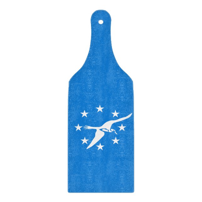 Glass cutting board paddle flag of Corpus Christi (Front)