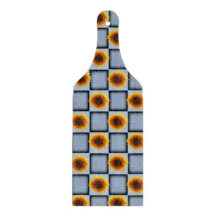 Glass Cutting Board Sunflower