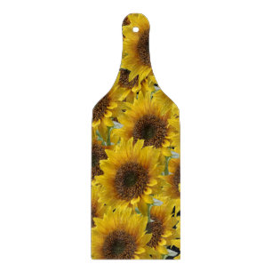 Glass Cutting Board Sunflower
