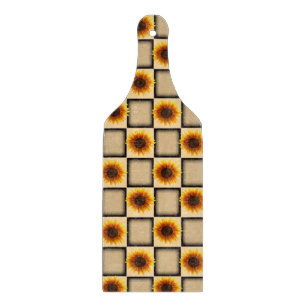 Glass Cutting Board Sunflower