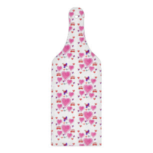 Glass Cutting Board Valentine's Day