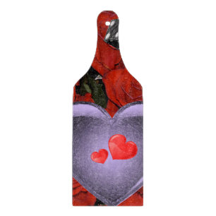 Glass Cutting Board Valentine's Day