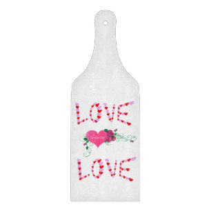 Glass Cutting Board Valentine's Day
