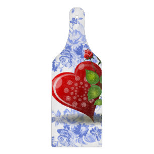 Glass Cutting Board Valentine's Day