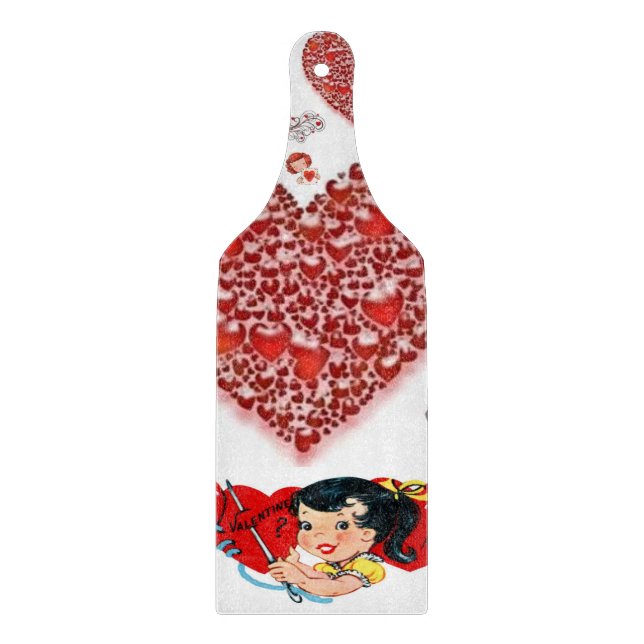 Glass Cutting Board Valentine's Day (Front)