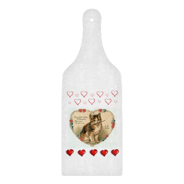 Glass Cutting Board Valentine's Day (Front)