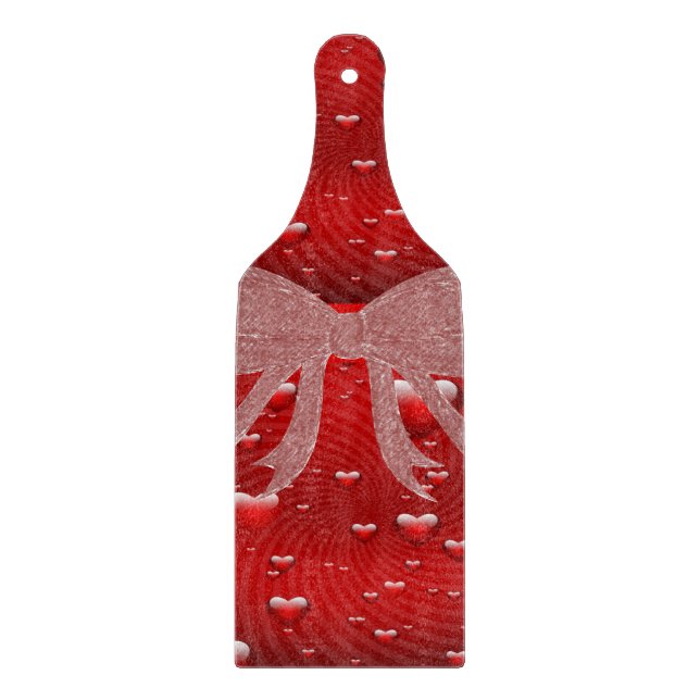 Glass Cutting Board Valentine's Day (Front)