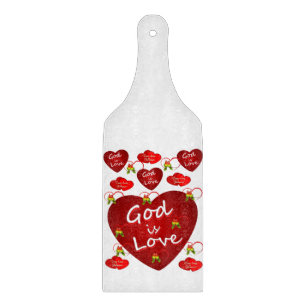 Glass Cutting Board Valentine's Day