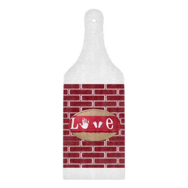 Glass Cutting Board Valentine's Day (Front)