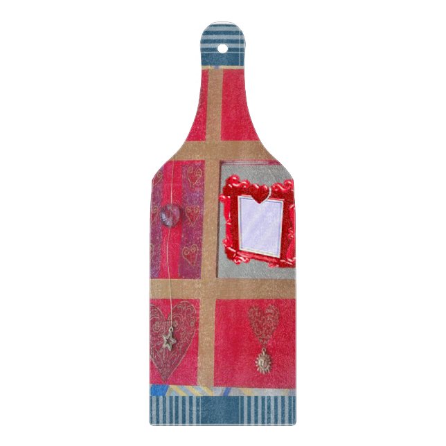 Glass Cutting Board Valentine's Day (Front)