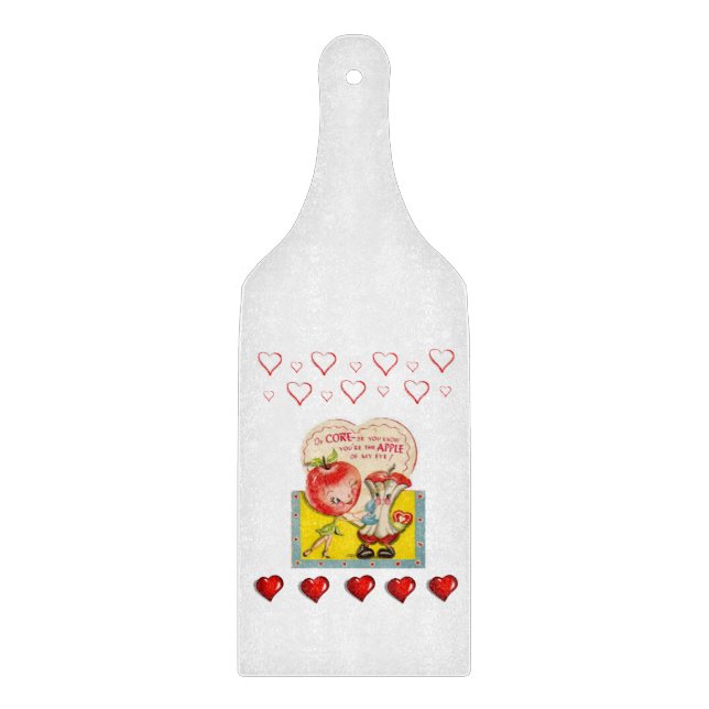 Glass Cutting Board Valentine's Day (Front)