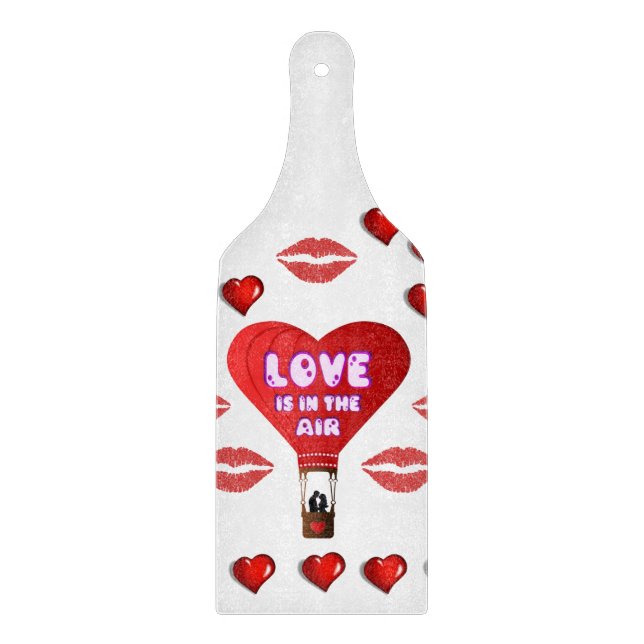 Glass Cutting Board Valentine's Day (Front)
