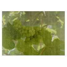 Glass cutting board, vineyard, foodie, green