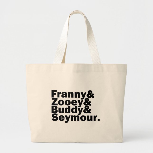 Glass Family Large Tote Bag (Front)