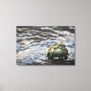 Glass Fishing Float Portrait Canvas Print