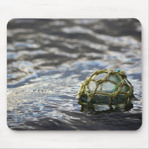 Glass Fishing Float Portrait Mouse Pad