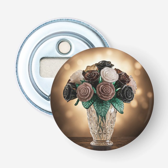 Glass Flowers  Bottle Opener (Front)