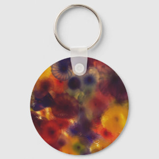 glass Flowers Keychain