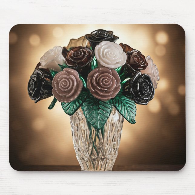Glass Flowers  Mouse Pad (Front)