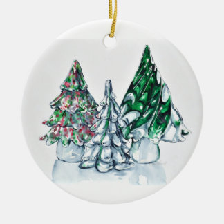 Glass Forest Ornament