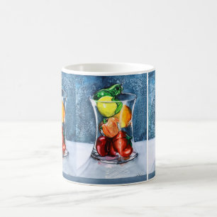 Glass Fruit Mug