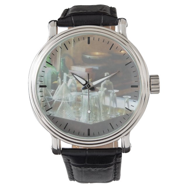 Glass Funnels and Bottles Watch (Front)
