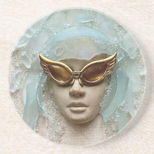Glass Goddess Sandstone Coaster