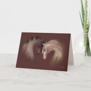 "Glass Horses" ~ Greeting Card (blank)