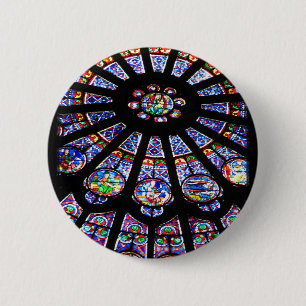 Glass Light 2 Inch Round Button