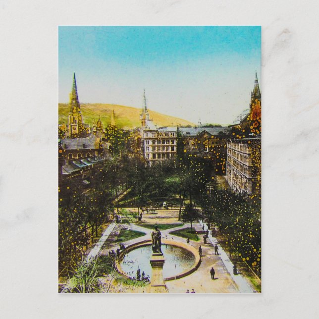 Glass Magic Lantern Slide MONTREAL 1890 Canada Postcard (Front)