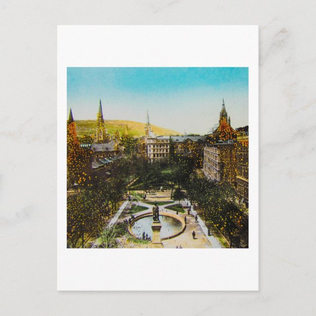 Glass Magic Lantern Slide MONTREAL 1890 Canada Postcard (Front)