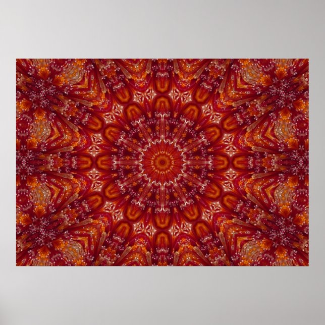 Glass Mandala Poster (Front)