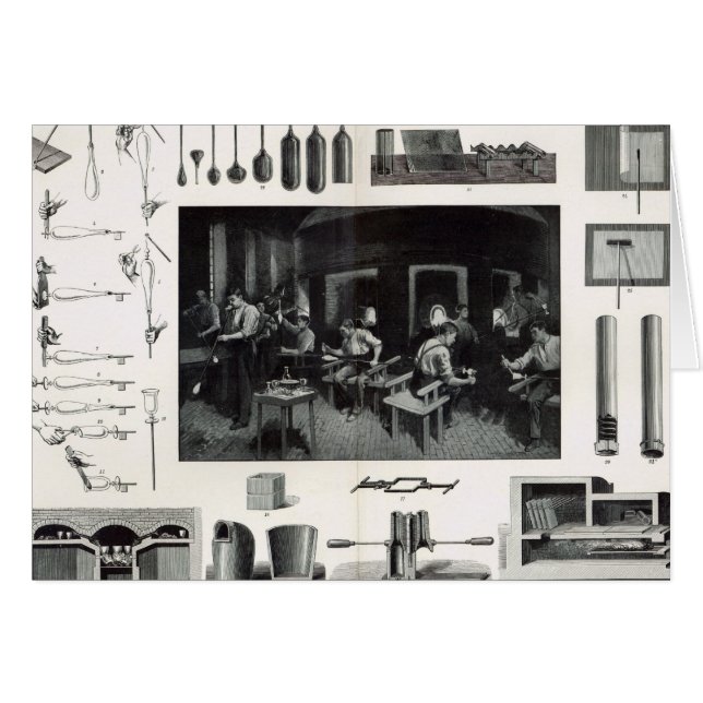 Glass manufacture (Front Horizontal)