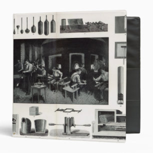 Glass manufacture binder