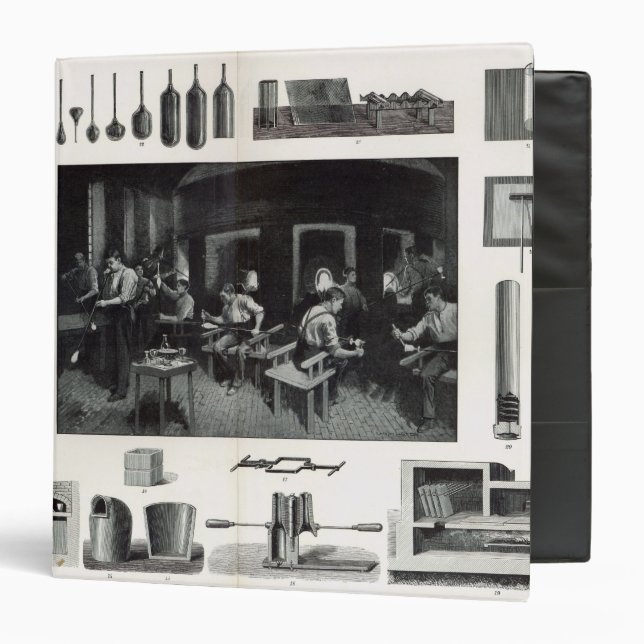 Glass manufacture binder (Front/Inside)