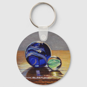 Glass Marbles no. 3 Keychain