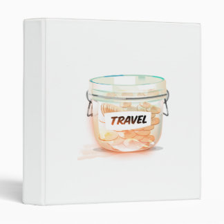 Glass Money Travel Jar Binder