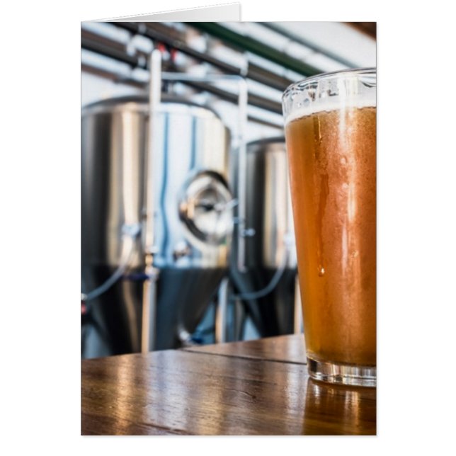 Glass of Beer at Microbrewery (Front)