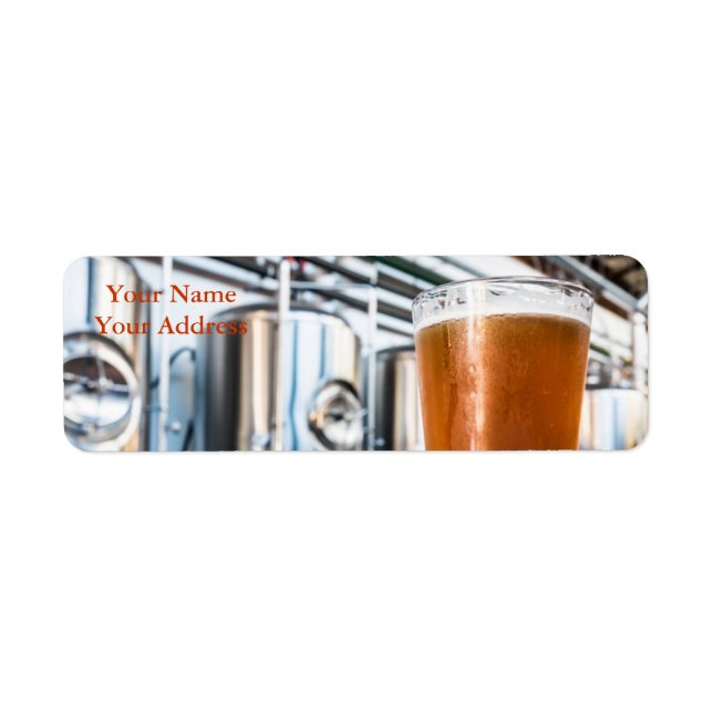 Glass of Beer at Microbrewery (Front)