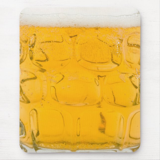 glass of beer mousepad (Front)