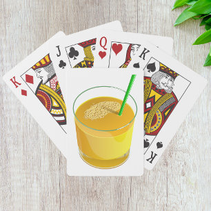 Glass Of Juice Playing Cards