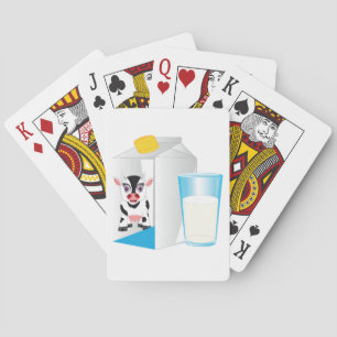 Glass Of Milk Playing Cards